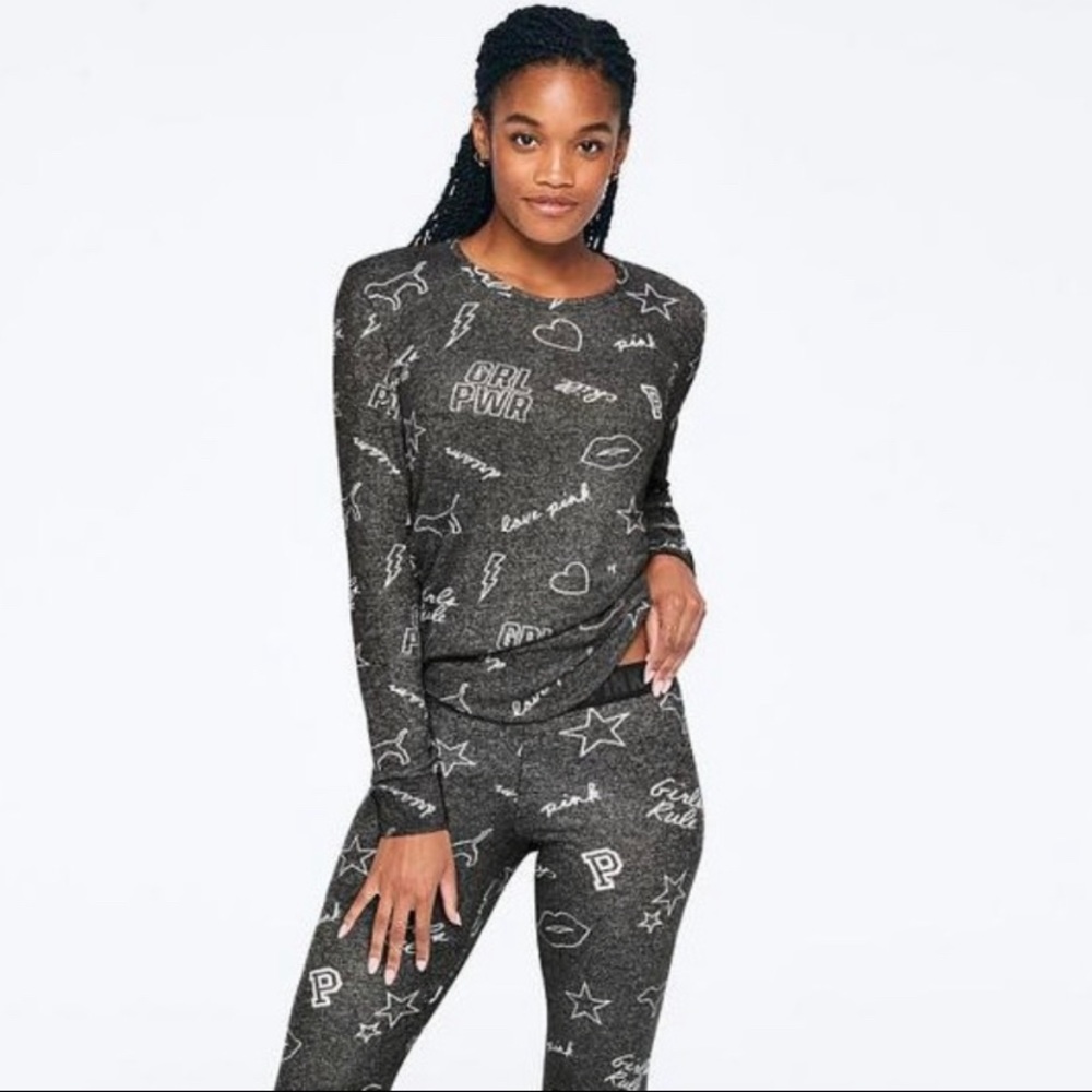 2019 Victoria’s Secret PINK Cozy Legging PJ Set